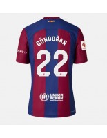 Barcelona Ilkay Gundogan #22 Domácí Dres pro Dámské 2023-24 Krátký Rukáv